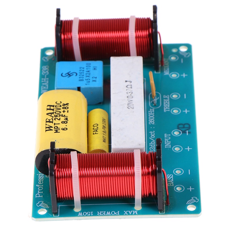 Filter Crossover 3 Arah 4-8 120W Hi-Fi Frekuensi Audio Untuk Speaker 3