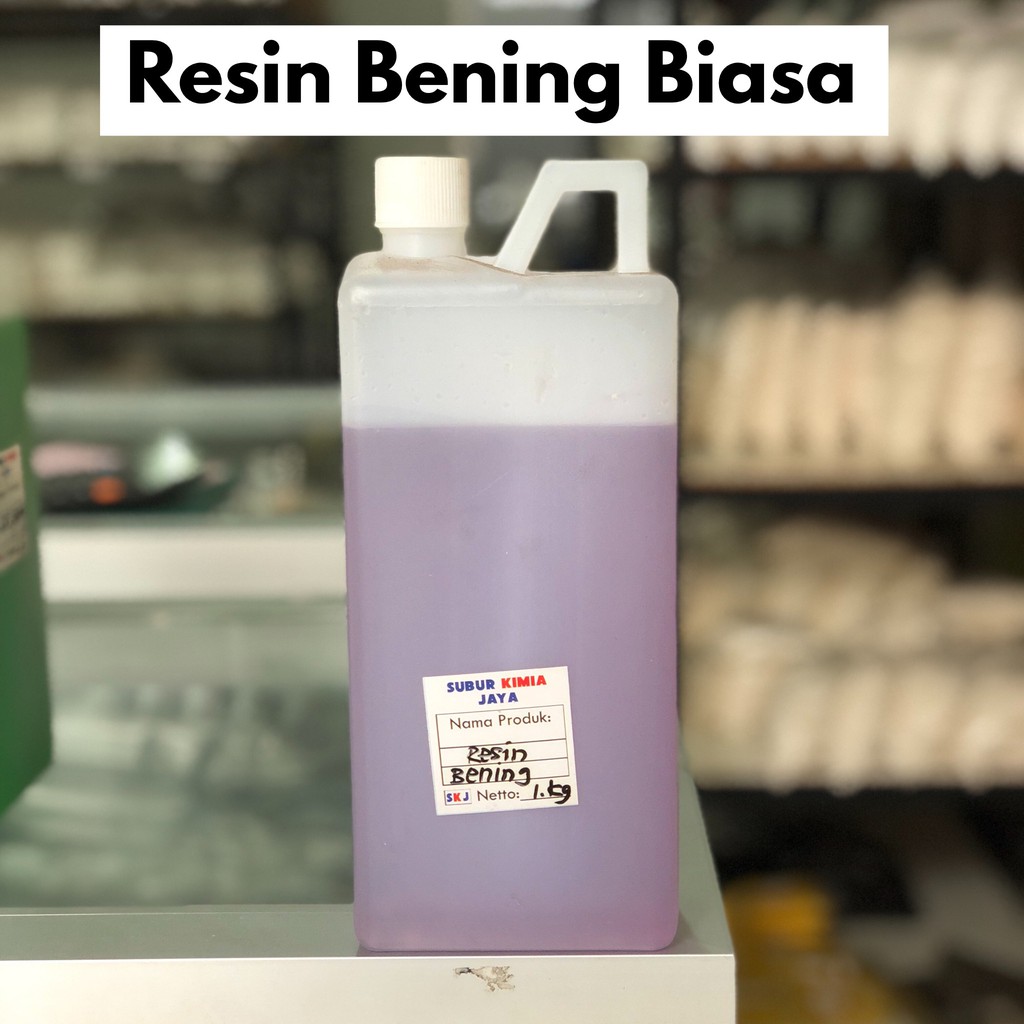 

Resin Bening biasa 1 KG + Katalis 30 ML