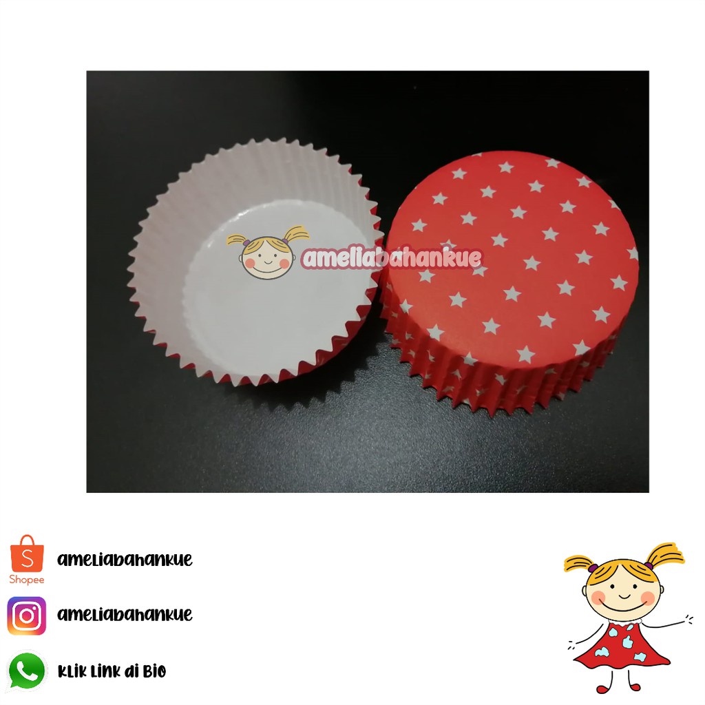 CUP KERTAS KOREAN GARLIC BREAD MOTIF KERTAS KUE&ROTI BULAT DAN LONJONG [TAHAN MINYAK] SLOP