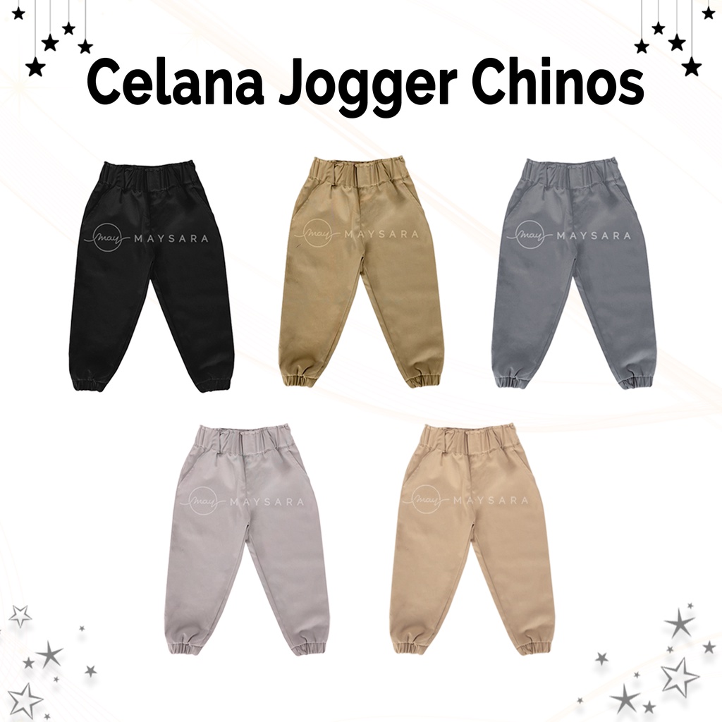 Celana Panjang Jogger Chinos Anak Laki-laki Perempuan Chino 1 2 3 4 5 6 Tahun