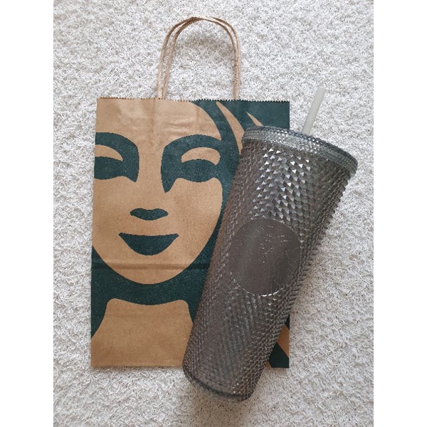 Starbucks Tumbler Bling Glitterin Grey
