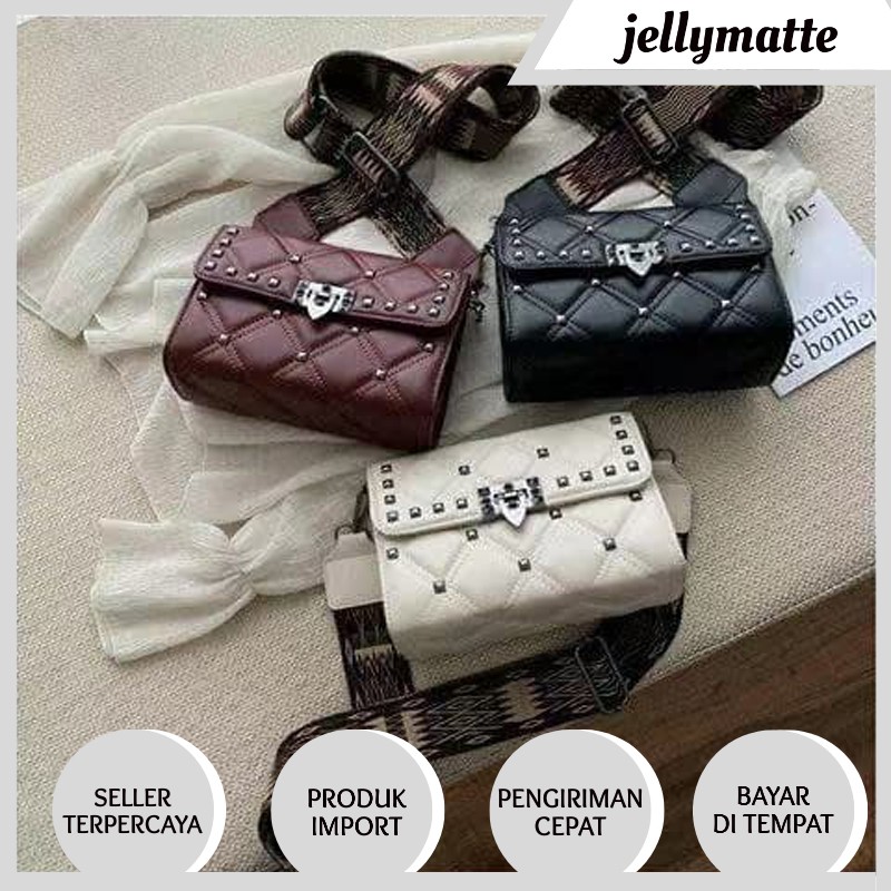 TAS IMPORT WANITA - Tasready Tas Selempang Wanita Fashion Mora 7294