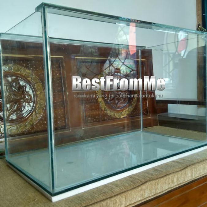restok Aquarium akuarium custom ukuran 50x35x35 cm 50 x 35 x 35 kaca 8 mm stok terbatas