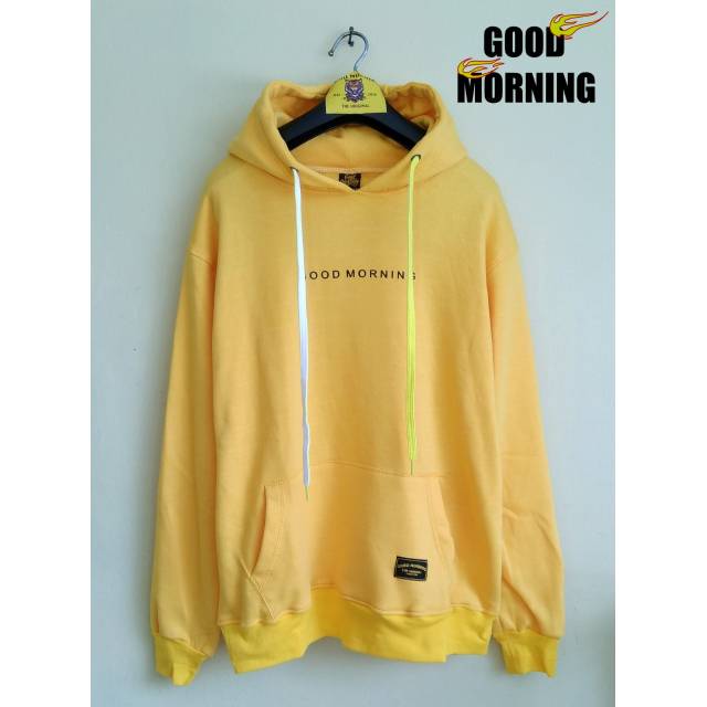 soft yellow hoodie