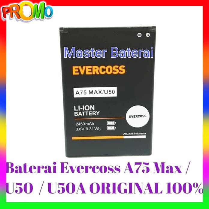 BATERAI EVERCOSS U50 U50A PLUS WINNER Y STAR A75MAX 4G LTE ORI