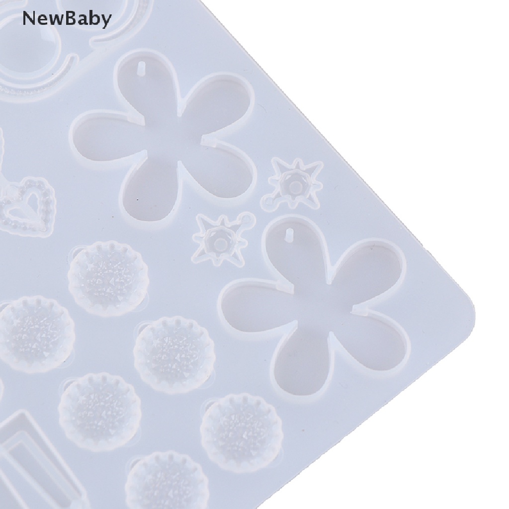 NewBaby Silicone Earring Pendant Jewelry Mold Resin Casting Mould Tool DIY Epoxy Making  ID