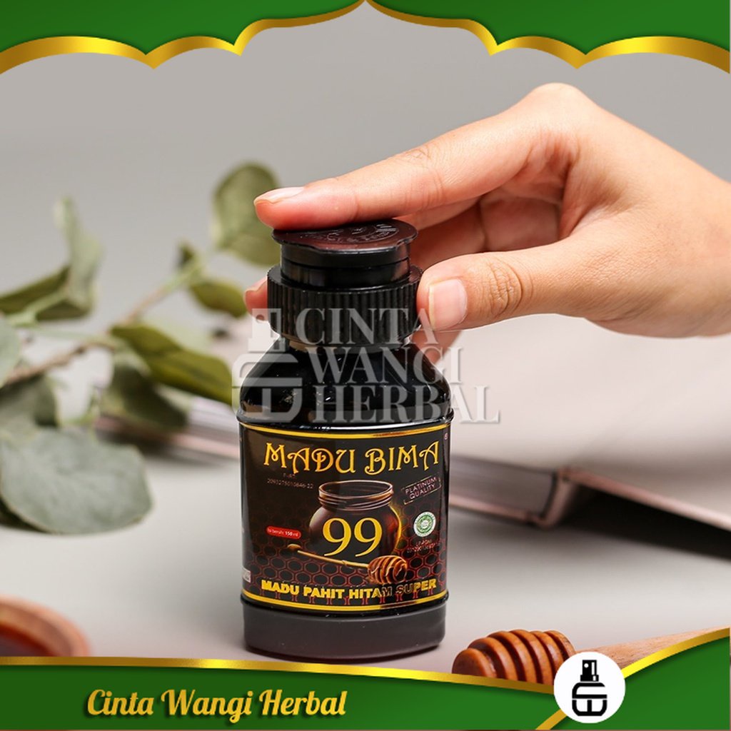 

MADU BIMA 99 Madu Pahit Hitam Super Original Netto 150 ml Solusi Obat Kanker Dan Tumor Paling AMPUH Madu Murni Cinta wangi herbal
