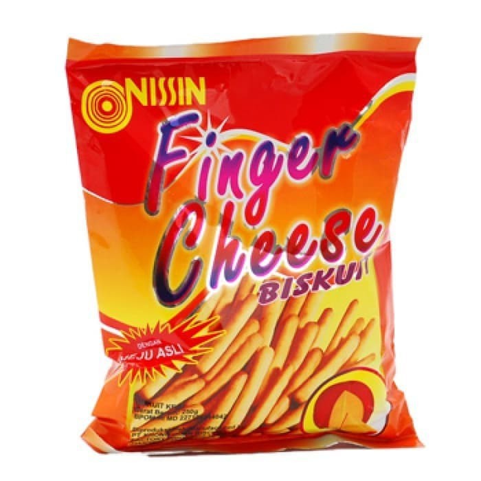 

Nissin Finger Cheese Biskuit 250gr - Biskuit Rasa Keju