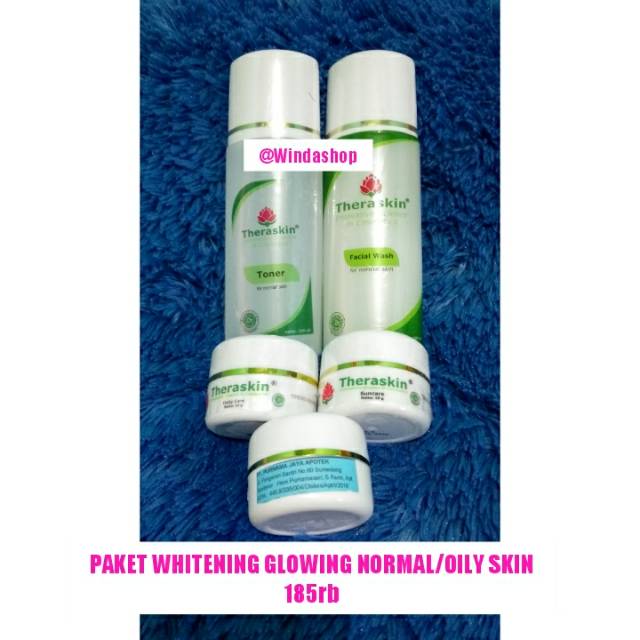 Theraskin untuk wajah normal dan berminyak tanpa masalah jerawat & flek hitam