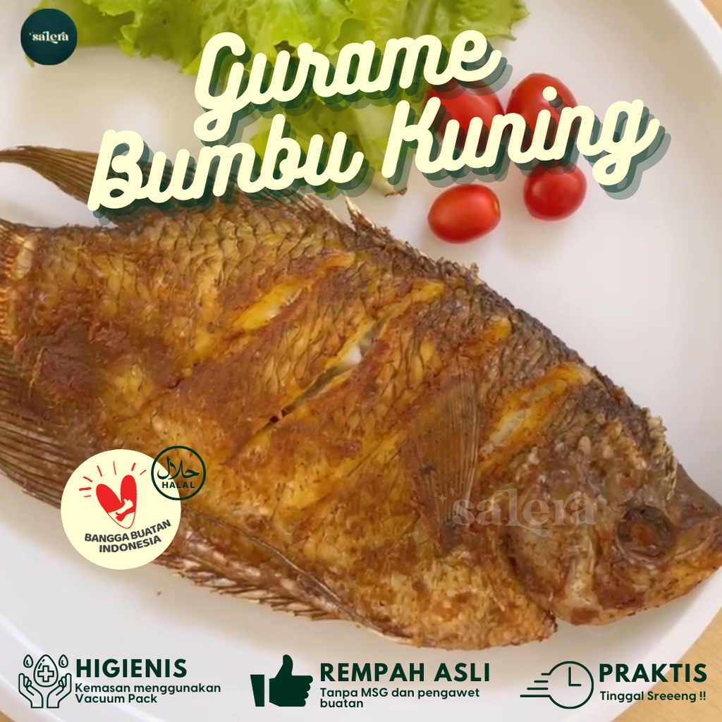 

Lauk Praktis Ikan Gurame Fresh Ungkep Bumbu Kuning Gurih Vakum Higienis Siap Goreng 1 ekor Tanpa Pengawet Tangsel BSD Jaksel