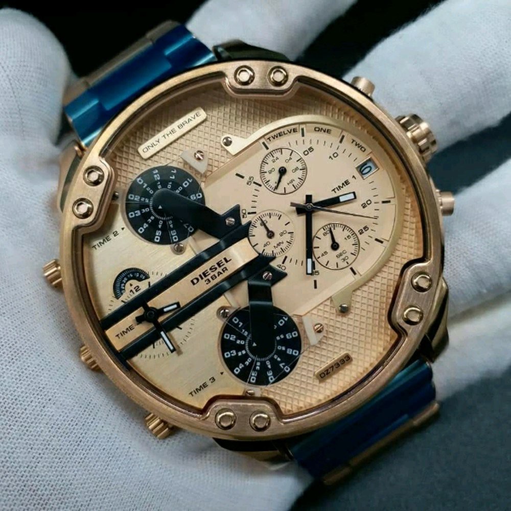 Jam Tangan Pria Diesel Men Watch DZ7333 55mm TUR  061218 Premium