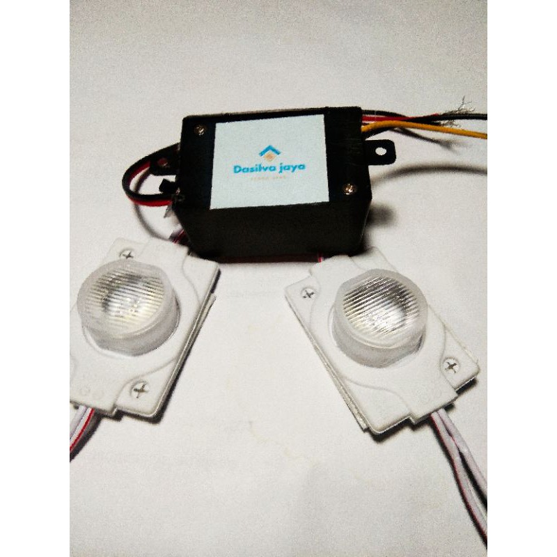 MODUL LAMPU LED KILAT/BLITZ 24 VOLT +2 LED 1 MATA PUTIH