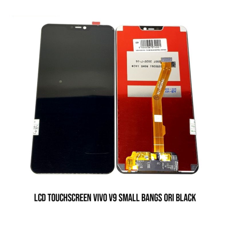 Layar LCD TS Touchscreen Fullset VIVO V9 Y85 SMALL BANGS BLACK