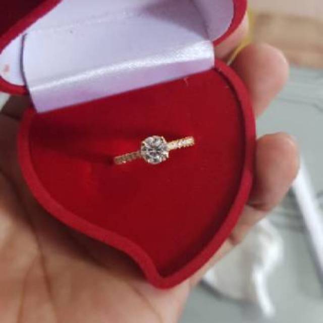 Cincin Kawin / Mas Kawin Berlian Emas Putih