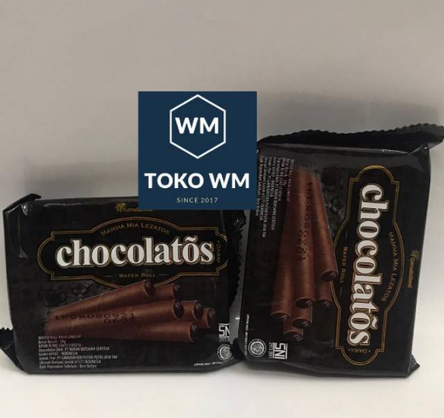 

Chocolatos wafer roll dark 33g