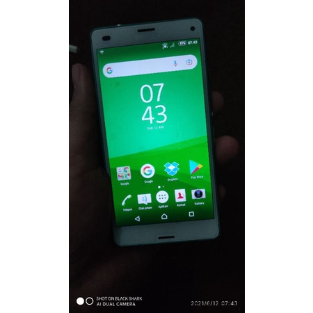 Hp Handphone murah android 4G SONY XPERIA Z3 COMPACT 2/16 hijau tosca mulus