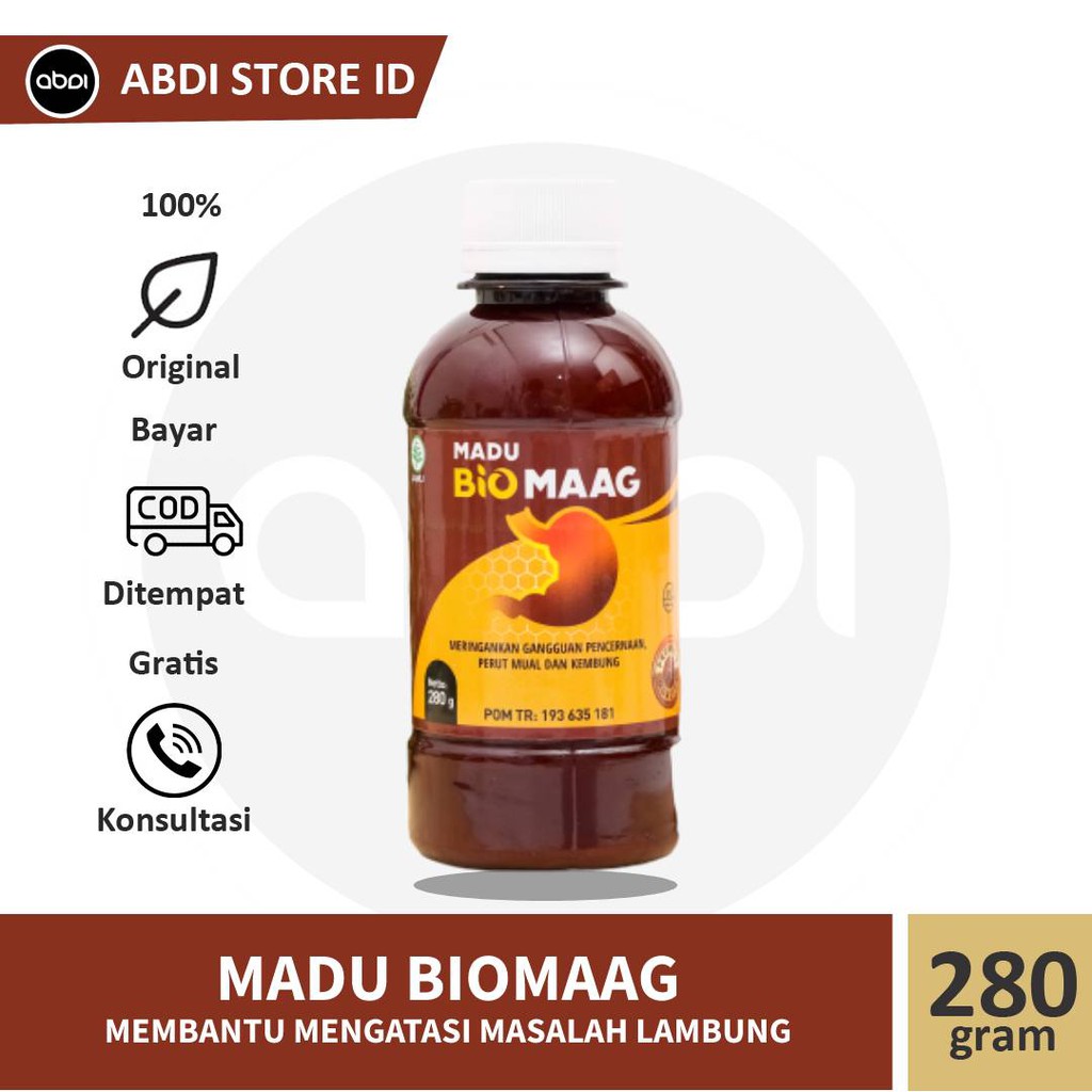 [ORIGINAL] Madu Biomaag Biomag - Bio Maag Herbal Pakar Asam Lambung Maag & GERD