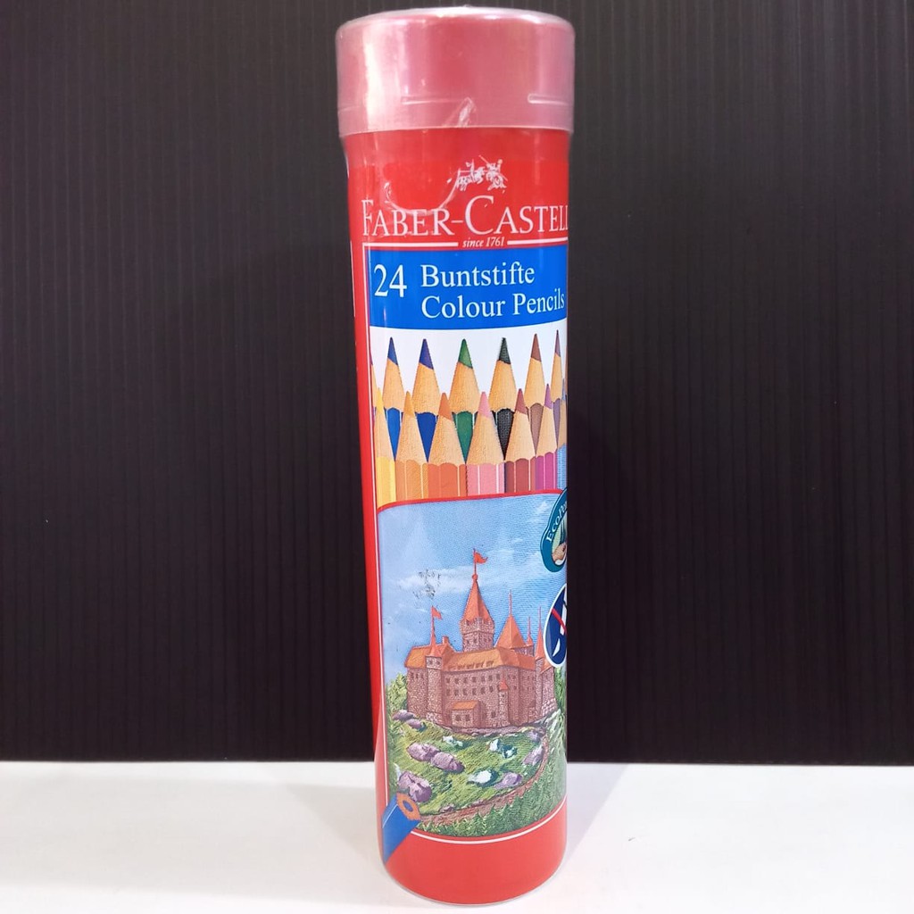 

Faber Castell 24 Buntstifte Colour Pencils / Colour Pencil 24/ Pensil Warna Kaleng Faber Castell