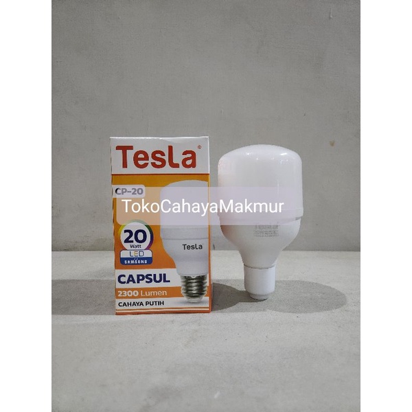 Lampu LED Bohlam Capsul 20w 20watt Tesla Cahaya Putih Hemat Energy