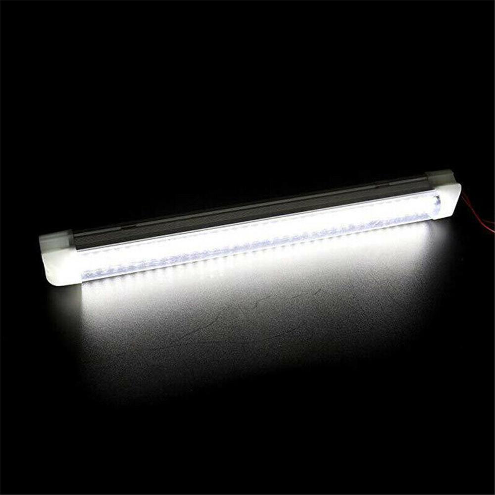 Lanfy Lampu Mobil12/24V 2Pcs Lampu Strip Mobil Van 72lampu Interior LED