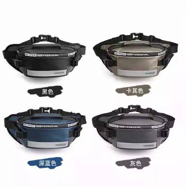 SPEAR/HAOSHUAI/JINPAIDI/FASHION PROFESIONAL waits bag, tas pinggang waterprof original impor