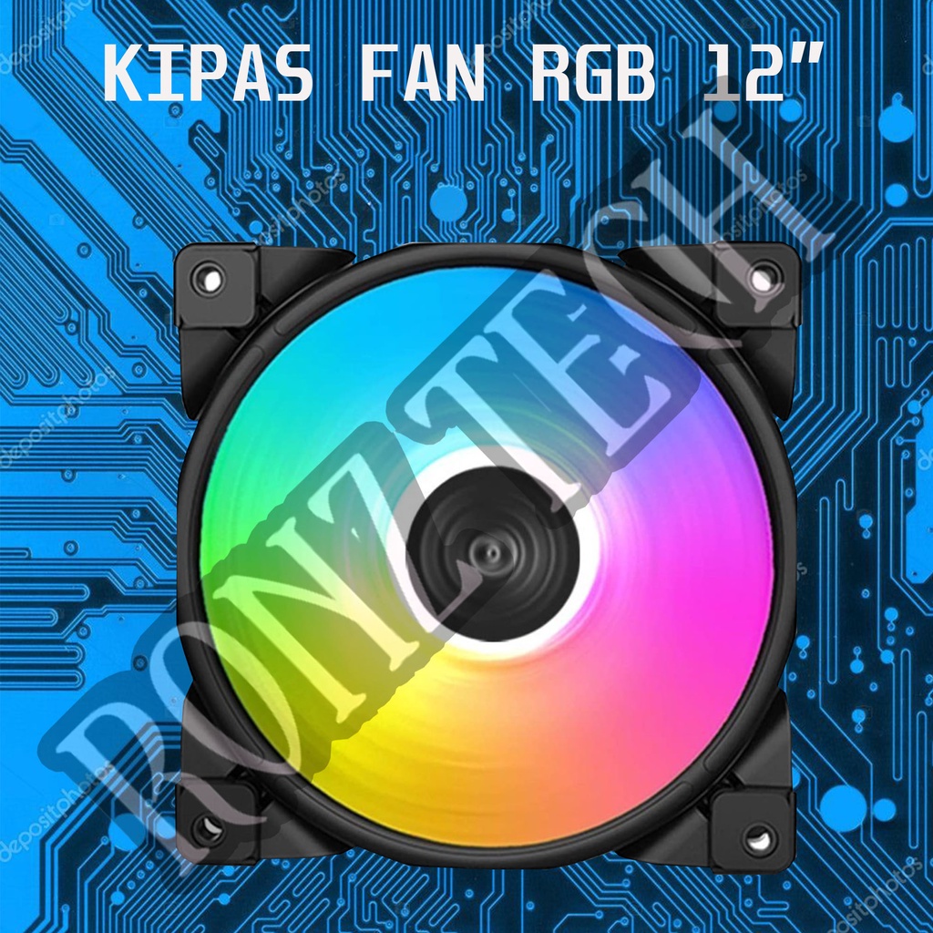 KIPAS FAN 12 CM RGB