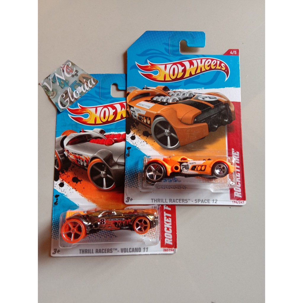 Hot Wheels Paket 2 Collection Rare Thrill Racers Rocketfire Hotwheels HW Koleksi Rocket Fire Langka