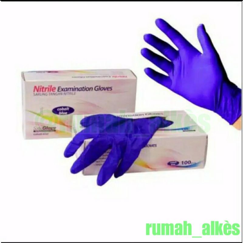 NITRILE NON POWDER/NITRILE BLUPLE /NITRILE MURAH SATUAN