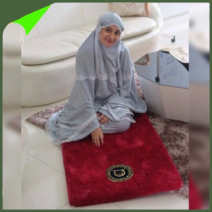 Sajadah Tebal Busa Bulu Rasfur Lembut Halus dan Empuk Polos Premium
