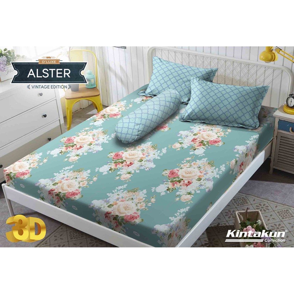 WW Sprei Kintakun Dluxe 160 ALSTER 160x200 Queen Size No 2 