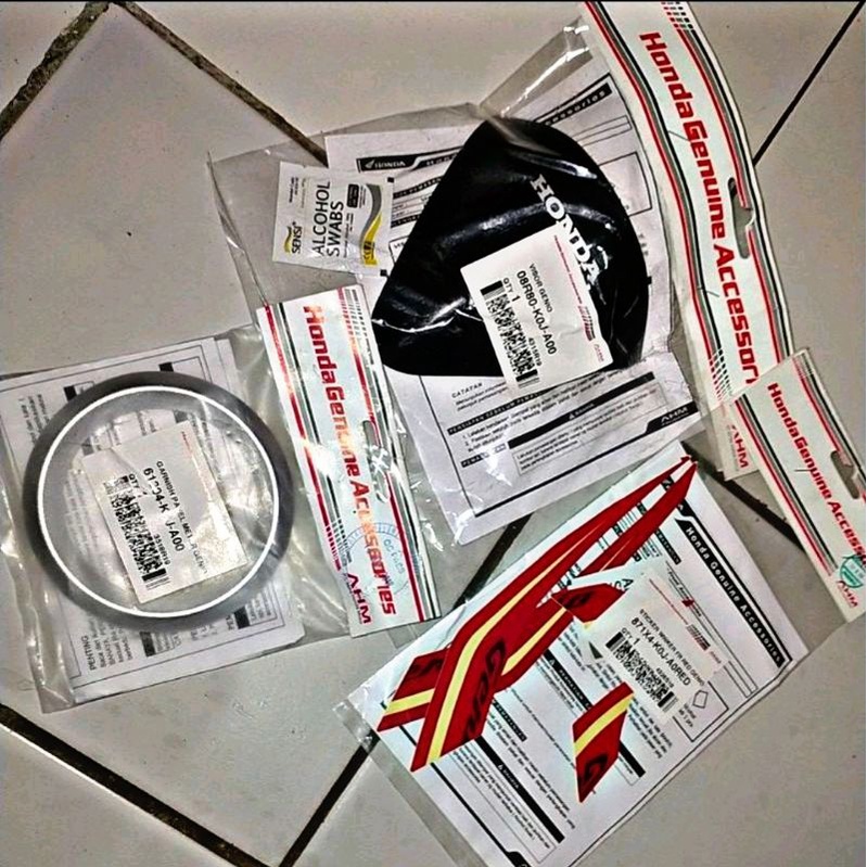 SEPAKET AKSESORIS MOTOR HONDA GENIO ORIGINAL AHM