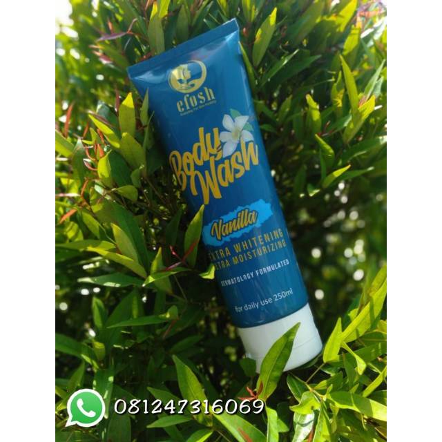 Effosh body wash vanilla