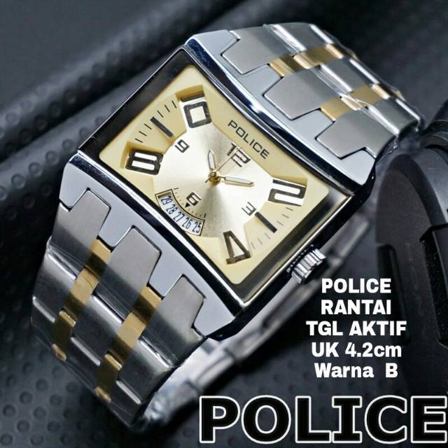 JAM TANGAN WANITA POLICE  TGL AKTIF UK 4.2cm