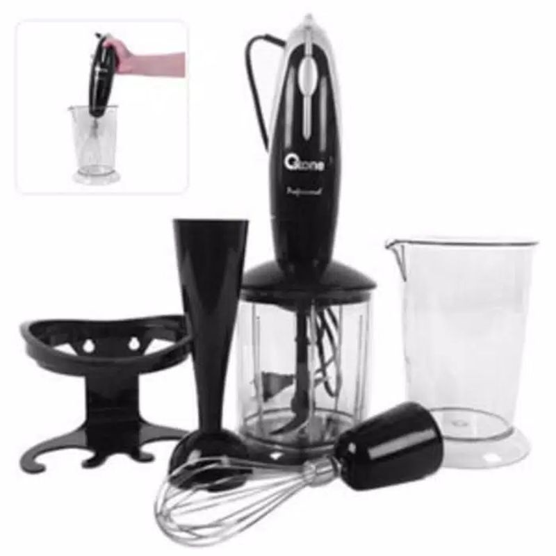 Oxone Professional Hand Blender &amp; Chopper 200 Watt OX292 600Mili