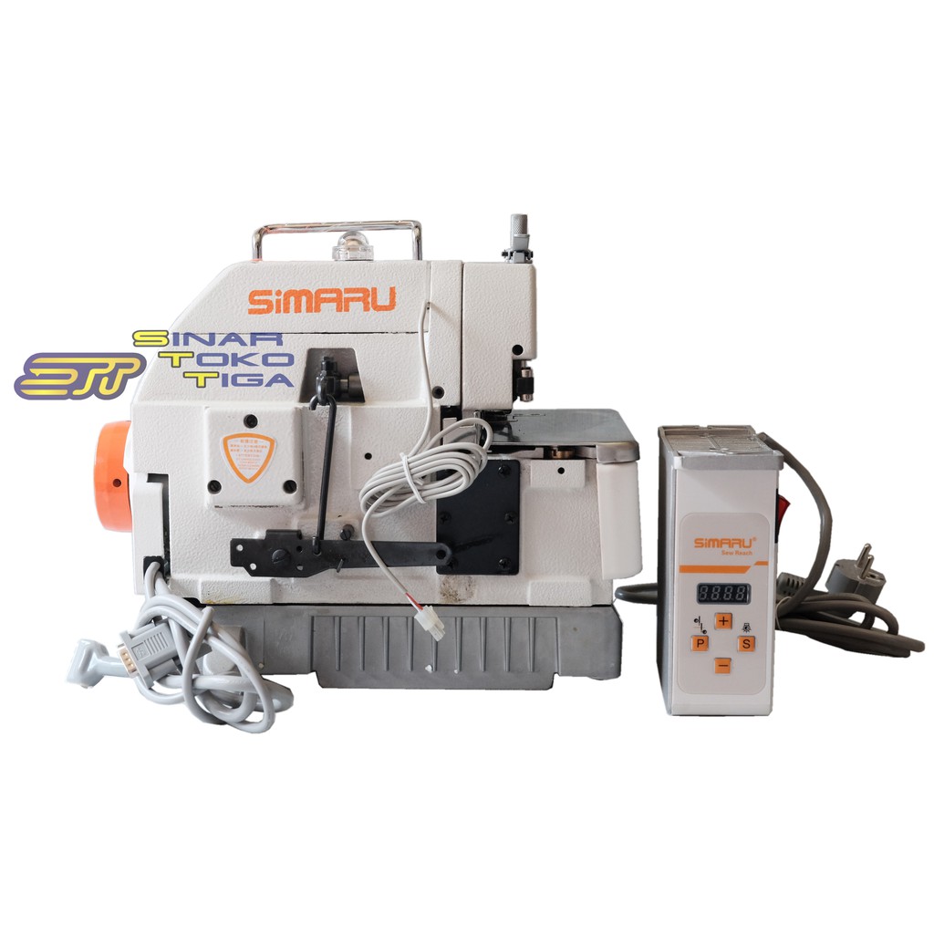 FREE ONKIR | MESIN JAHIT OBRAS SERVO SIMARU SM 747D BENANG 4 HIGH SPEED KONVEKSI SM 747 / 880 D - 4 DIRECT DRIVE D4 D 4