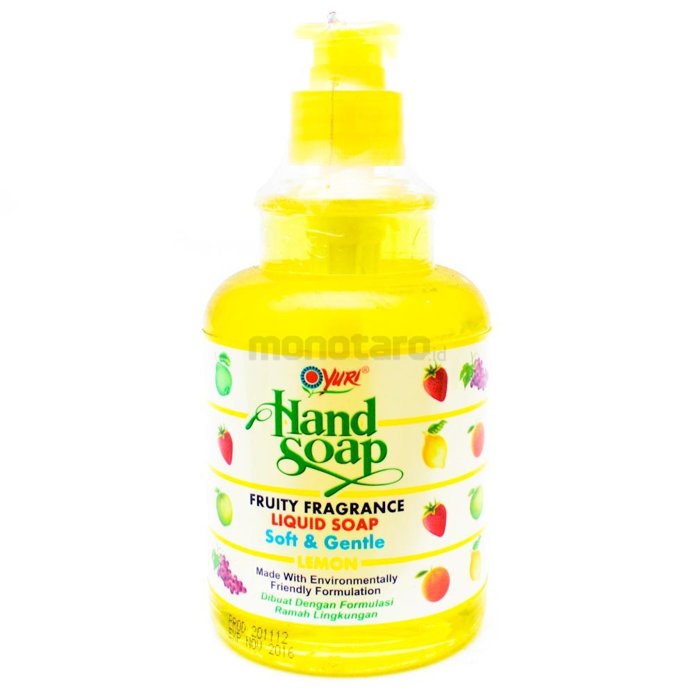 Yuri Hand Soap 410Ml Botol Dan 375Ml Refill (Khusus Gojek Surabaya)/ Toko Makmur Online