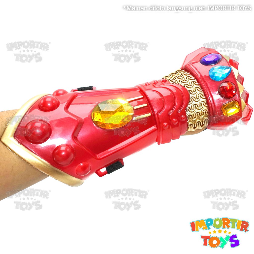 Sarung Tangan IRON MAN INFINITY WAR Gauntlet AVENGERS (IMPORTIR TOYS QUALITY)