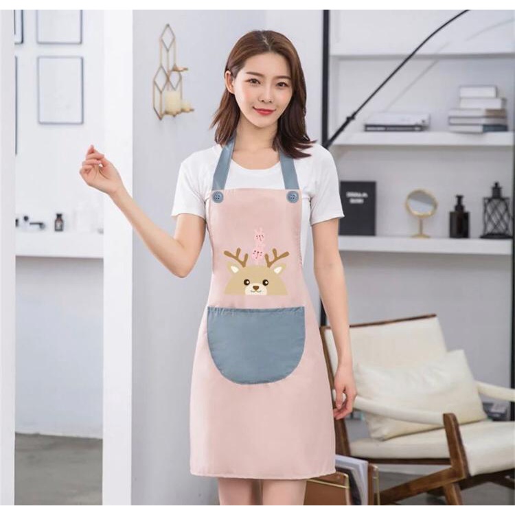 Celemek Masak Apron Waterproof bisa Lap Tangan karakter J109