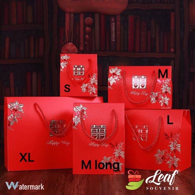 Paper bag tingjing / paper bag sangjit besar / tas tingjing / kotak tingjing / hampers tingjing / mi