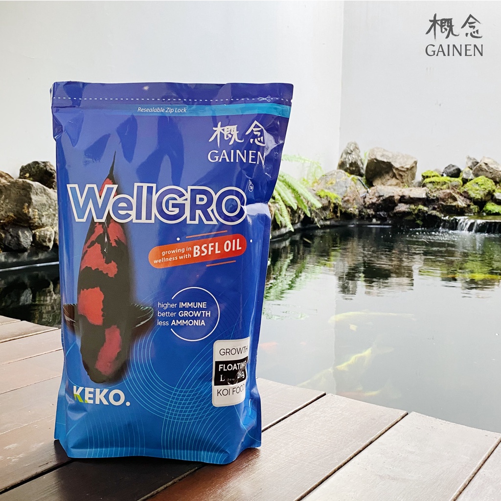 Pakan Koi - WellGRO Growth Floating 2 Kg (L)
