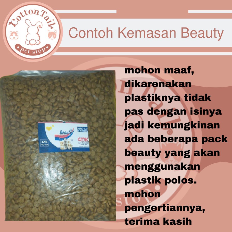 Makanan Kucing Premium BEAUTY 800GR Premium Cat Food 800GR