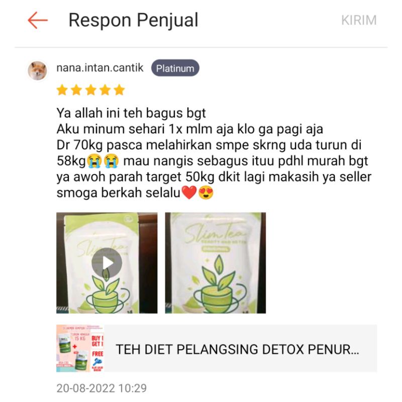 TEH DIET PELANGSING DETOX PELUNTUR LEMAK BADAN HERBAL ALAMI / OBAT JAMU DIET DAUN JATI CINA AMPUH O1