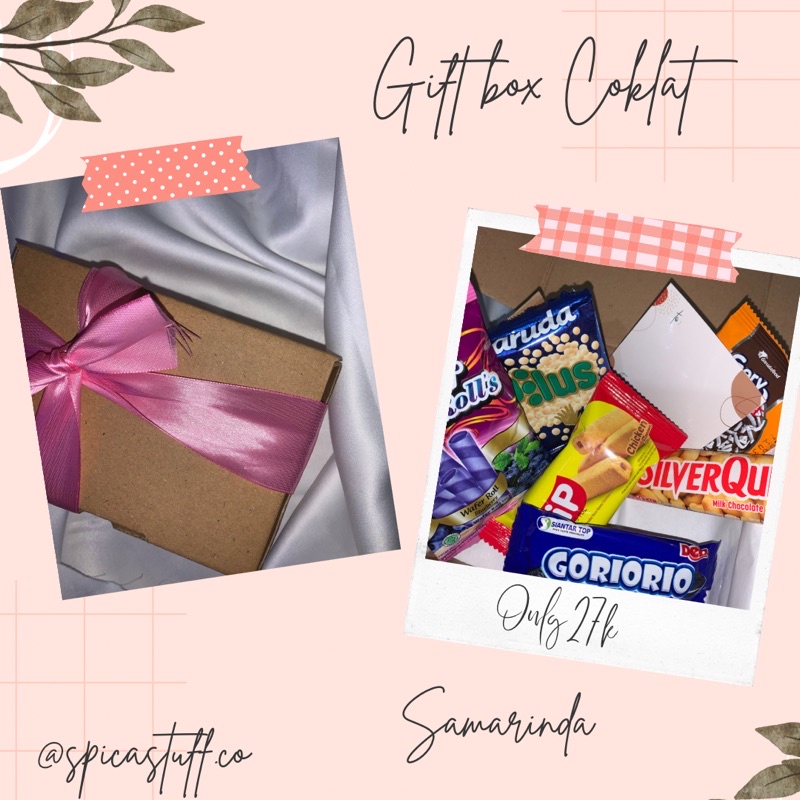 

GIFT BOX COKLAT/GIFT BOX MERIAH/GIFT BOX SCRUNCHIE/KADO ULTAH WISUDA SEMPRO/HAMPERS SNACK/SNACK BOX/GIFT BOX MURAH