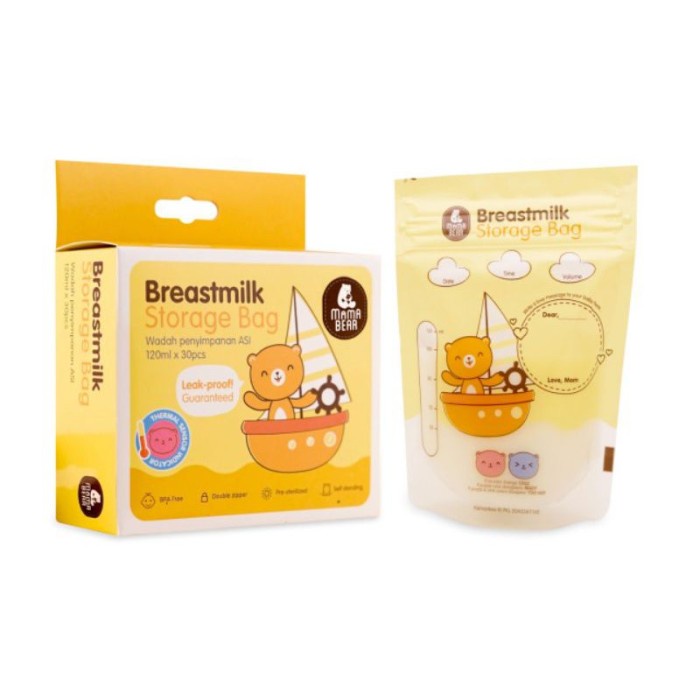 MamaBear Kantong ASI 120 ml 30 pcs mama bear 120ml