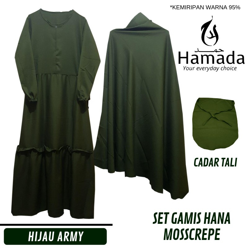 Terbaru Gamis Akhwat Syar I Set Ummahat Hana Brand Hamadaofficial Grosir Dan Ecer Moscrepe Shopee Indonesia