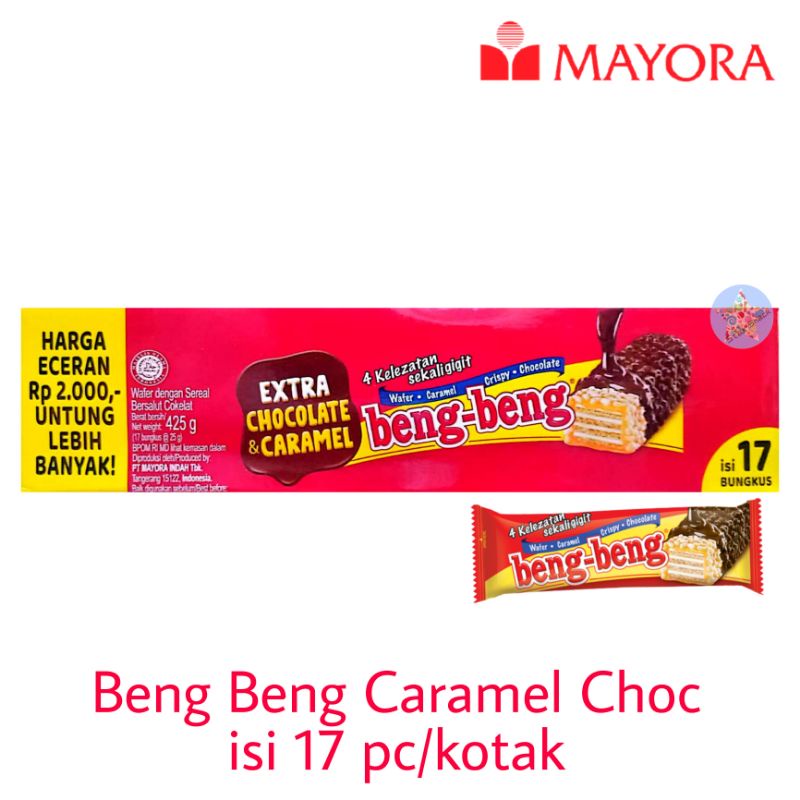 

Beng Beng caramel choc isi 17 bj/kotak