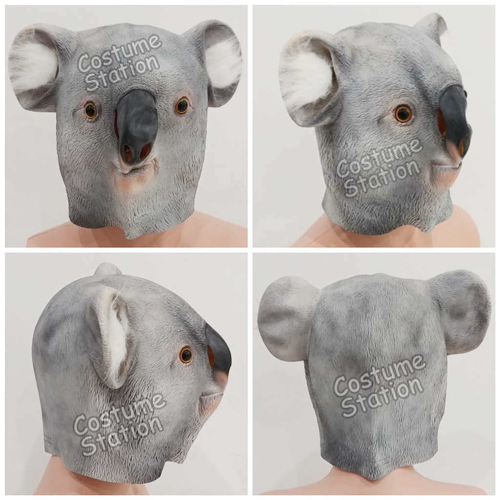 Topeng Koala / Mask Latex Hewan Binatang Animal Halloween