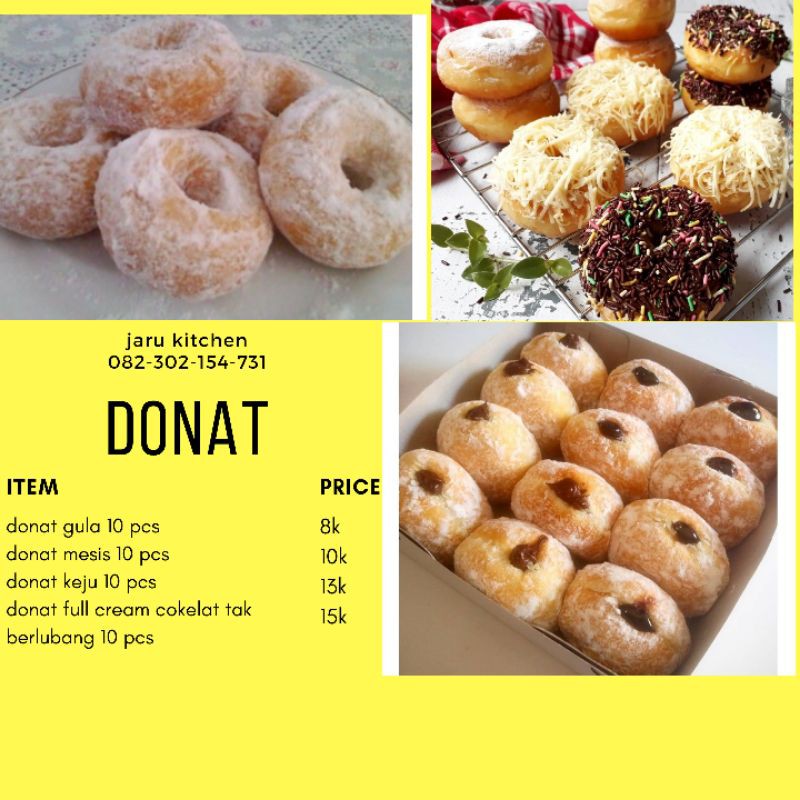 

donat lembut jaru kitchen