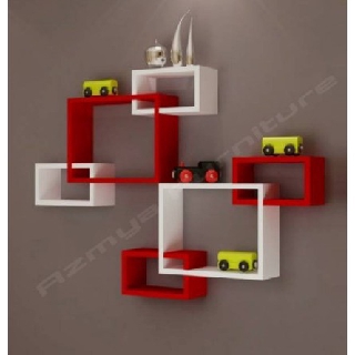 Rak Dinding Minimalis Rakdinding Kayu Kotak  Perlengkapan 