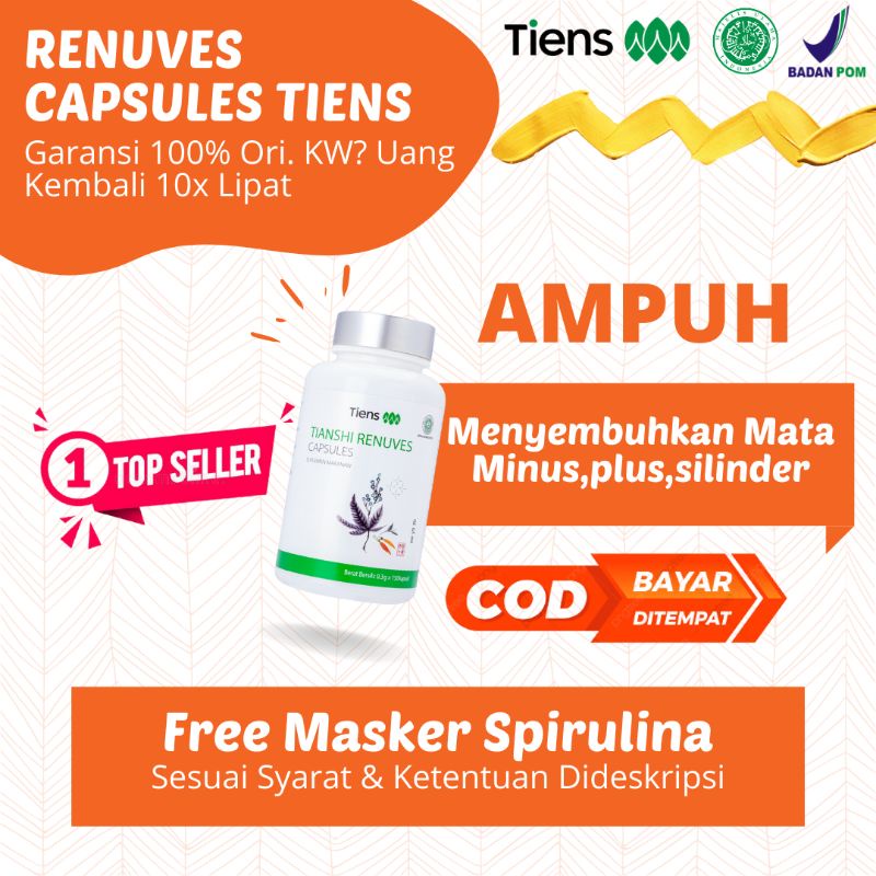 RENUVES CAPSULES VITAMIN MATA MINUS ORIGINAL TIENS ECERAN